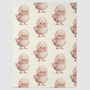 Papel De Seda Flauffy Little Chick Primavera y animal de Pascu
