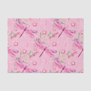 PAPEL DE SEDA FLECHAS DE COLOR DE AGUA ROSA Y PURPLE