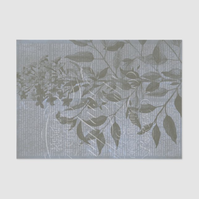 Papel De Seda Fleur de Bleu I (Anverso)