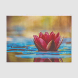 Papel De Seda Floating Red Lotus Tissue  Paper