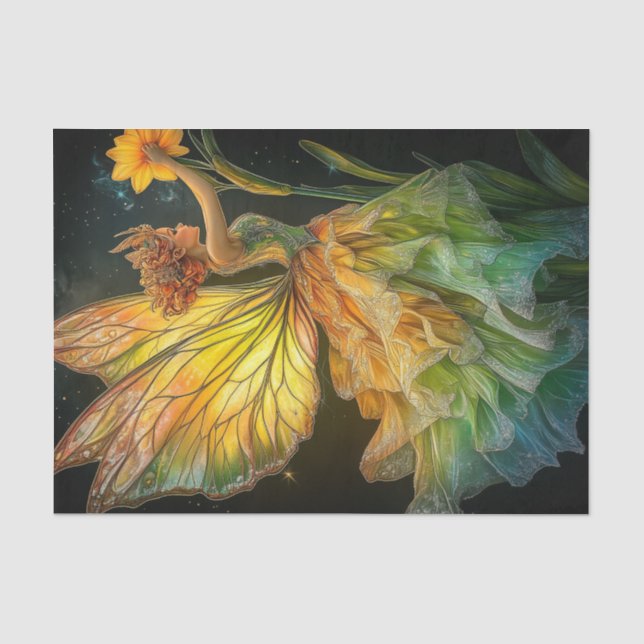 Papel De Seda Flor (Anverso)