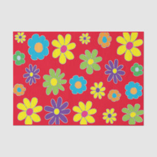 Papel De Seda Flor