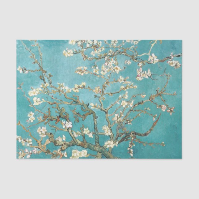 Papel De Seda Flor de almendra, Van Gogh (Anverso)