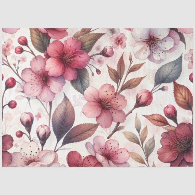 Papel De Seda Flor de Cerezo (Anverso)
