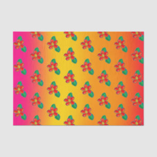 Papel De Seda Flor de Hibiscus Brillante en Hawái