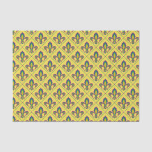 Papel De Seda Flor de lis del carnaval