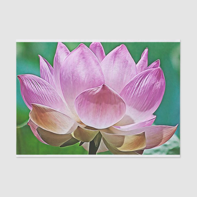 Papel De Seda Flor de Lotus (Anverso)