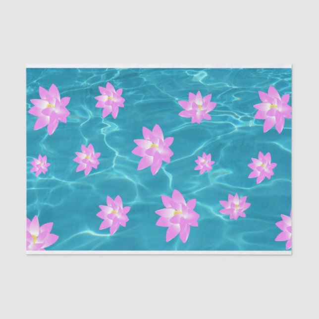 Papel De Seda Flor de Lotus (Anverso)