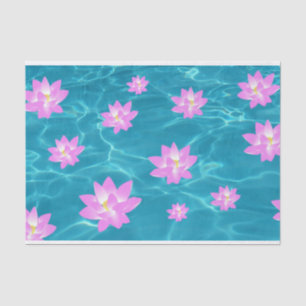 Papel De Seda Flor de Lotus
