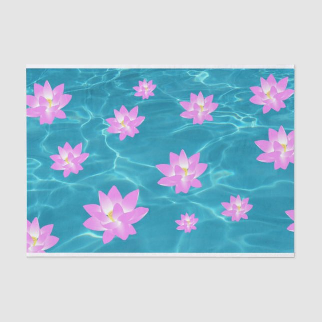 Papel De Seda Flor de Lotus (Anverso)
