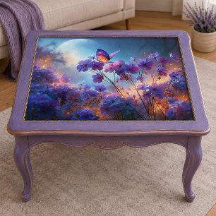 Papel De Seda Flor de Mariposa Bajo la Luz de la Luna Decoupage