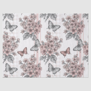 Papel De Seda Flor de Mariposa Elegante (1)