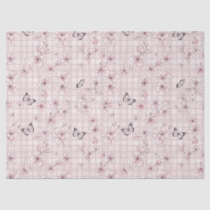 Papel De Seda Flor de Mariposa Elegante (4)