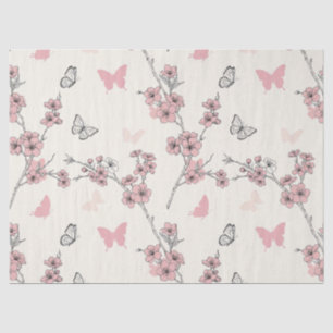 Papel De Seda Flor de Mariposa Elegante (9)