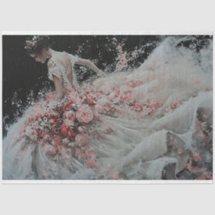 Papel De Seda Flor de novia Ducha