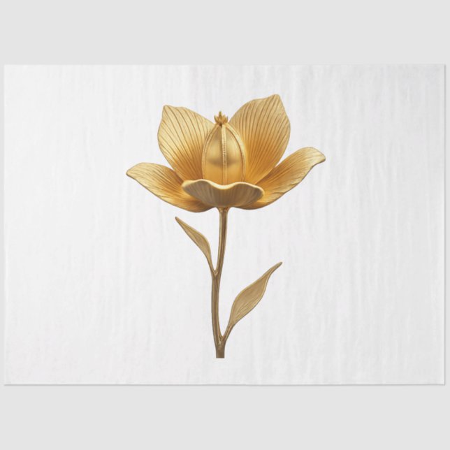 Papel de Seda Flor de Oro (Anverso)