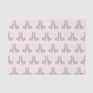 Papel De Seda Flor de Pascua de Abundancia Rosa Ligera