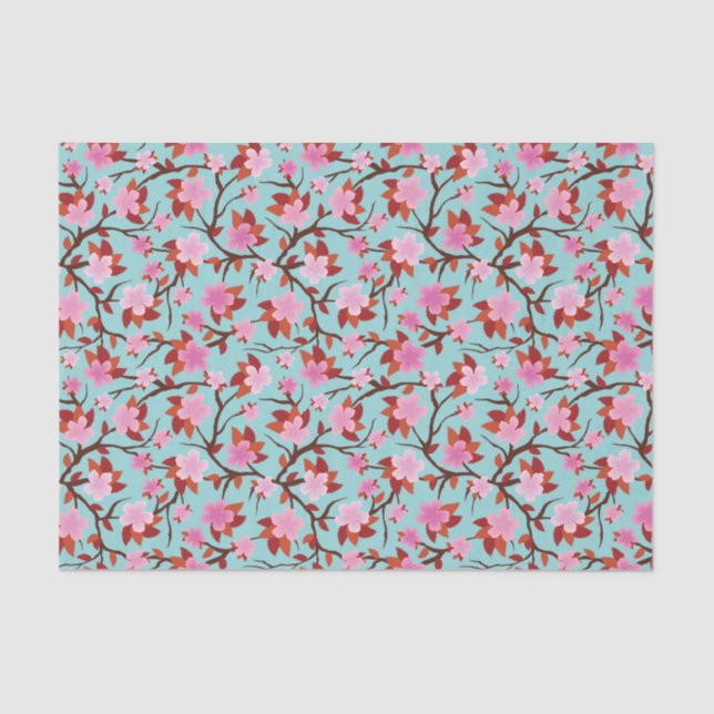 Papel De Seda Flor de Sakura (Anverso)