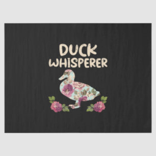 Papel De Seda Flor de susurro de pato Funny Farming Farm Animal