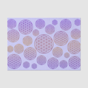 Papel De Seda Flor de vida / Blume des Lebens - patrón