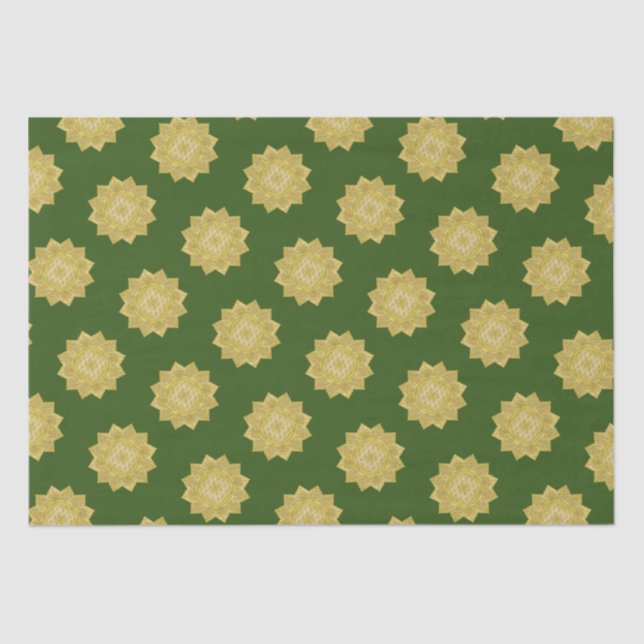 Papel De Seda Flor de vida - Mandala india 4 (Anverso)