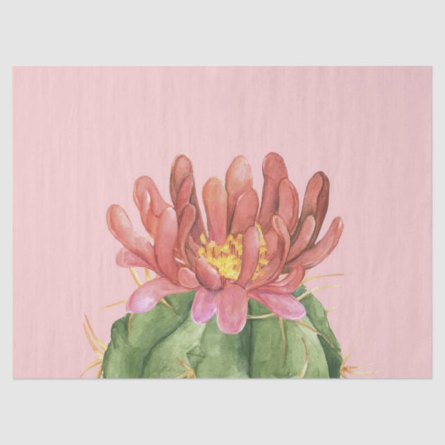 Papel De Seda Flor encantadora y exitosa (Anverso)