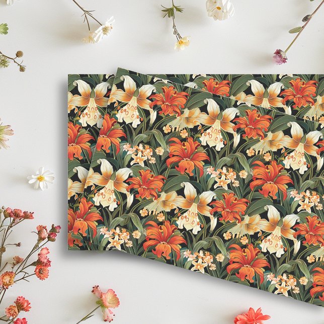 Papel De Seda Flor floral Art Nouveau sin problemas (Subido por el creador)