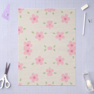 Papel De Seda Flor Moderna