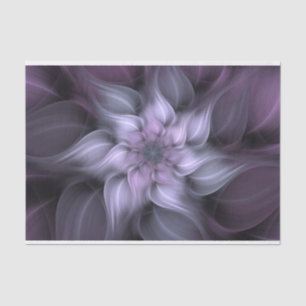 Papel De Seda Flor púrpura del fractal