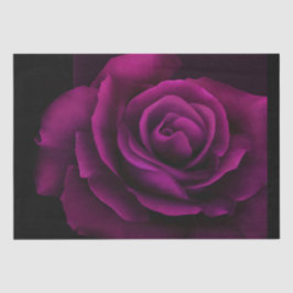 Papel De Seda Flor rosa gótica morada-roja