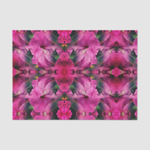 Papel De Seda Flor rosa hibiscus abstracto arte