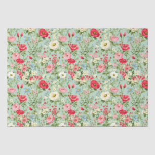 Papel De Seda Flor silvestre campestre inglés