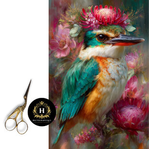 Papel De Seda Flor Silvestre Decoupage de Martín Pescador Austra