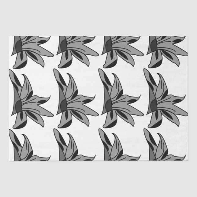 Papel De Seda Flor silvestre Flor Floral (Anverso)