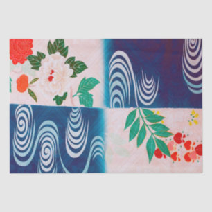 Papel De Seda Flor y agua corriente, diseño japonés