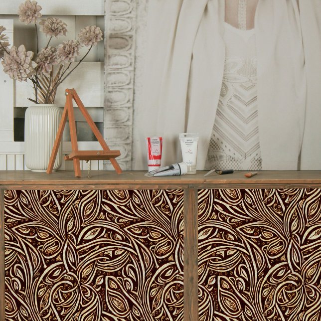 Papel De Seda Flor y hojas se desplazan en la página de descompo (Subido por el creador)