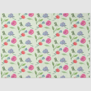 Papel De Seda Flora acuarela