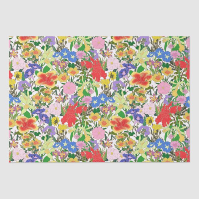 Papel De Seda Floraciones de la mañana (Anverso)