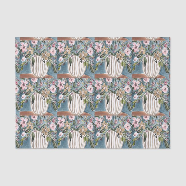 Papel de seda floral (Anverso)