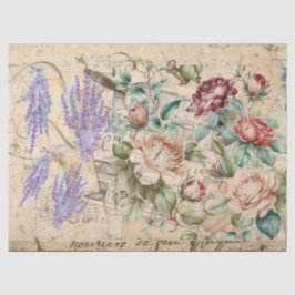 Papel De Seda floral