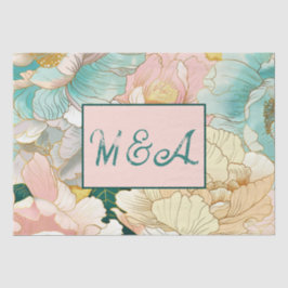 Papel De Seda Floral