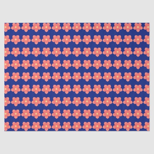 Papel De Seda Floral  (Anverso)