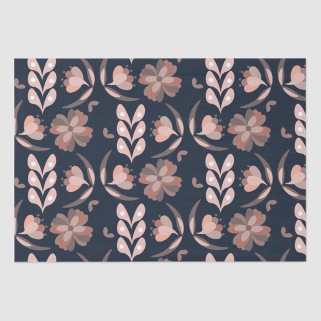 Papel De Seda Floral (Anverso)