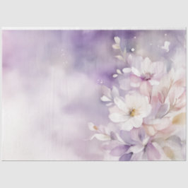 Papel De Seda Floral acuarela 18b Desnudo