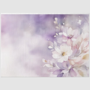 Papel De Seda Floral acuarela 18b Desnudo