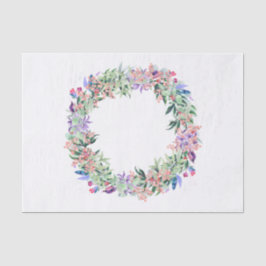 Papel De Seda Floral Berries Wreath