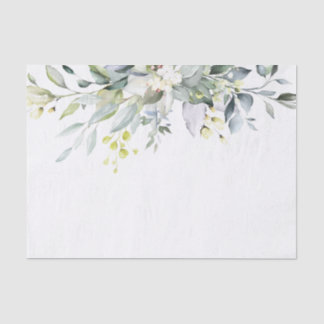 Papel De Seda Floral Boho