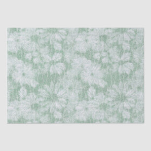 Papel De Seda Floral Daisy Velvety Mint Green