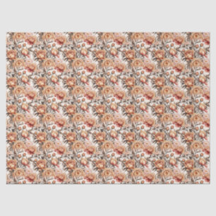 Papel De Seda Floral de arena desértica