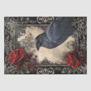 Papel De Seda Floral de Black Raven